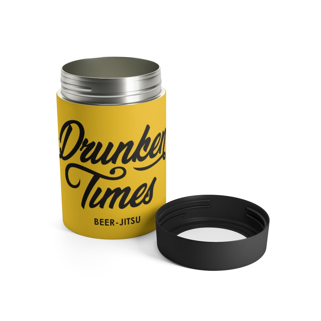 Drunken Times Can Cooler (Yellow)