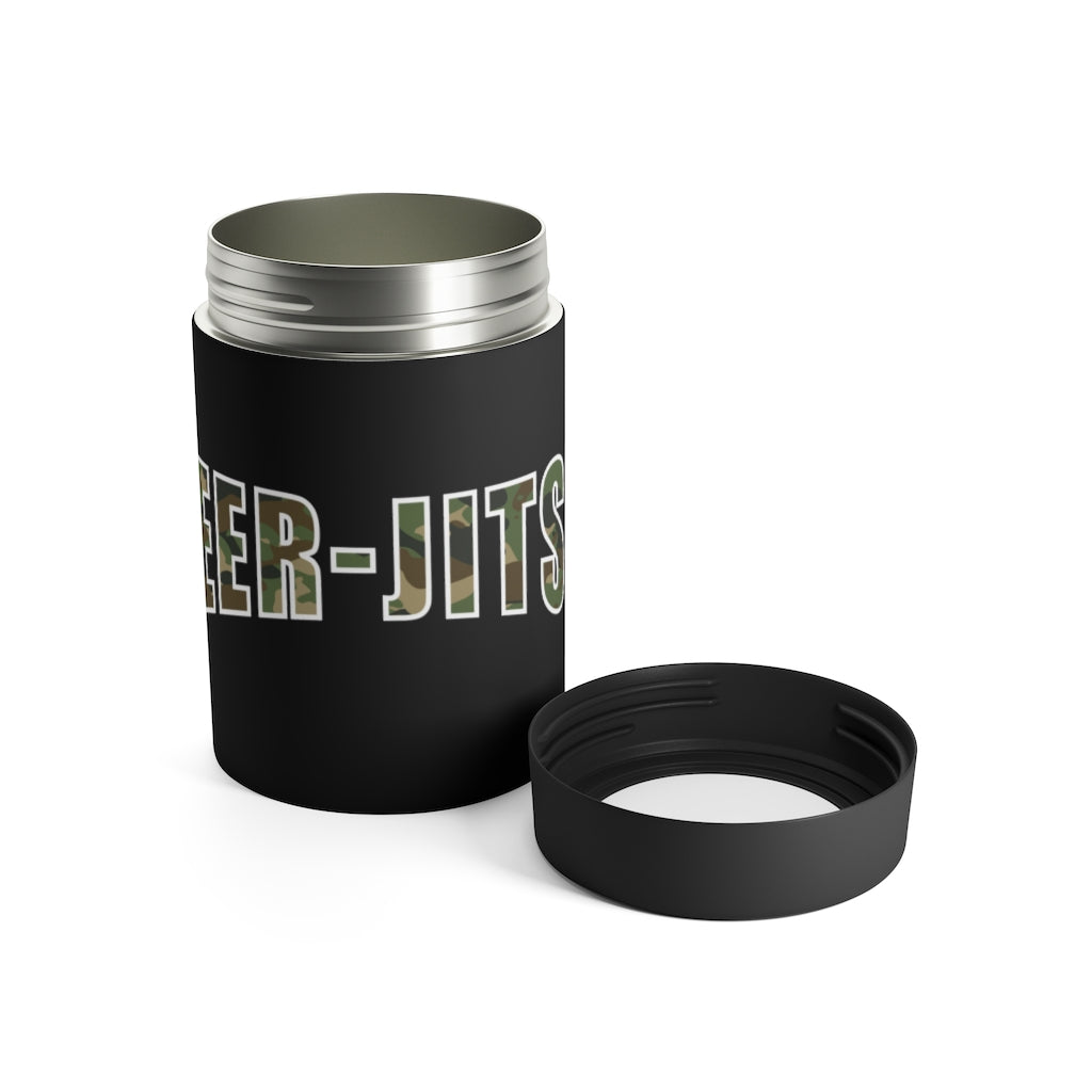 BEER-JITSU Camo Can Cooler