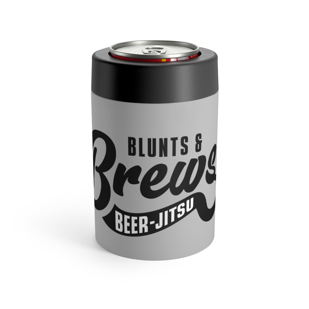 Blunts & Brews Can Cooler (Gray)