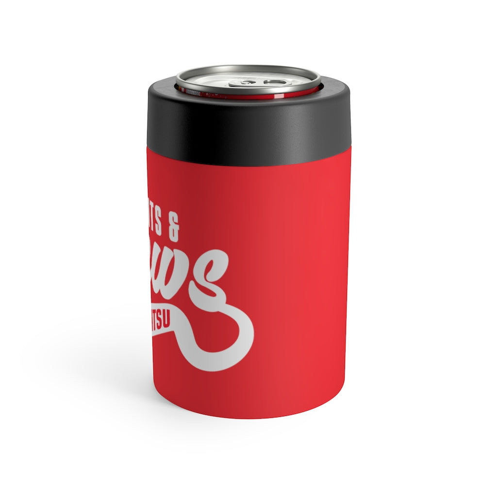 Blunts & Brews Can Cooler (Red)