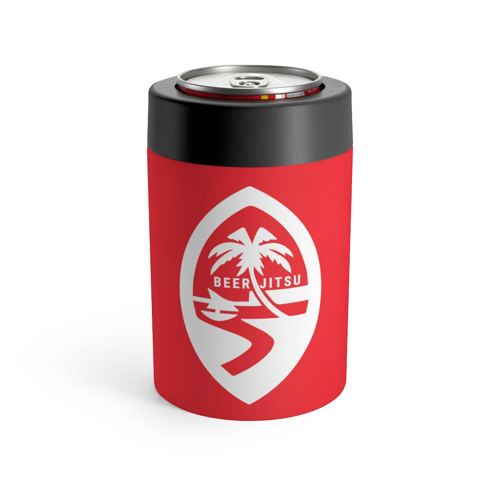 BEER-JITSU GU Seal Can Cooler (Red)