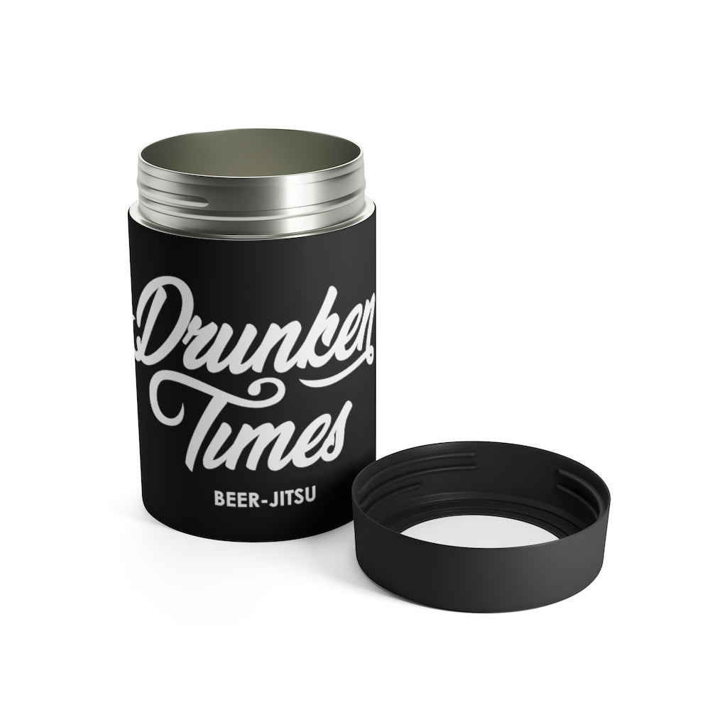 Drunken Times Can Cooler (Black)