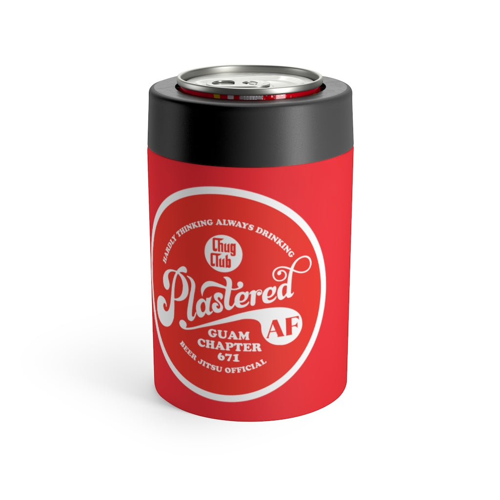 Plastered AF Can Cooler (Red)