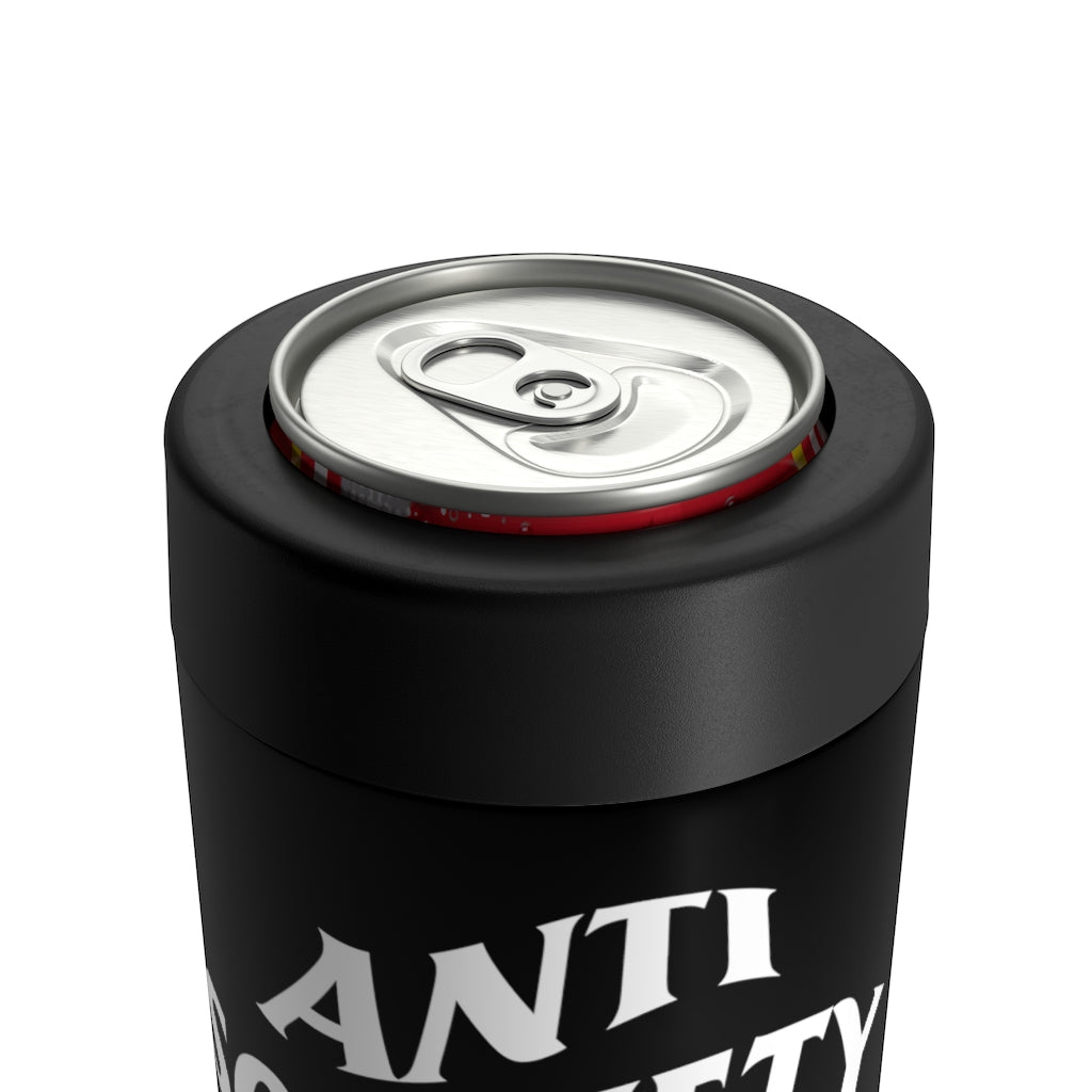 Anti Sobriety Society Can Cooler (Black)