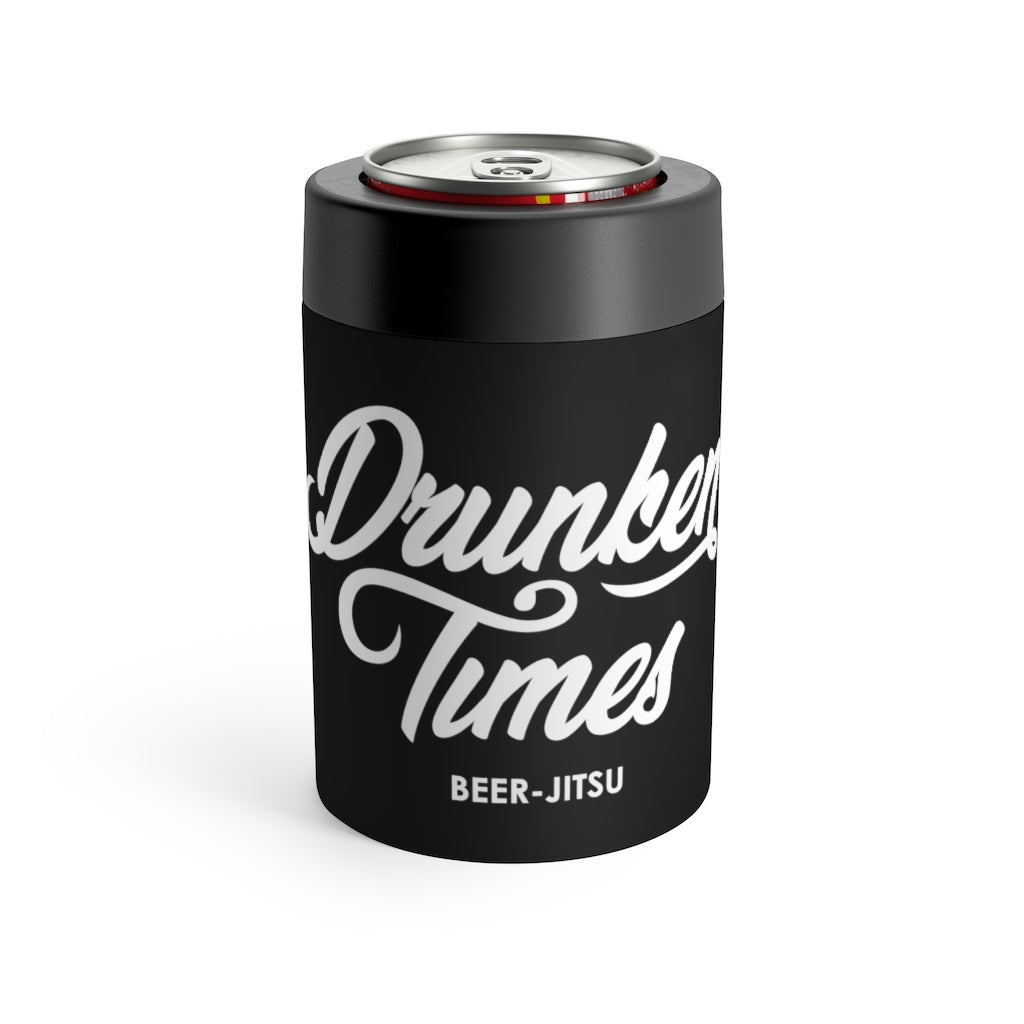 Drunken Times Can Cooler (Black)