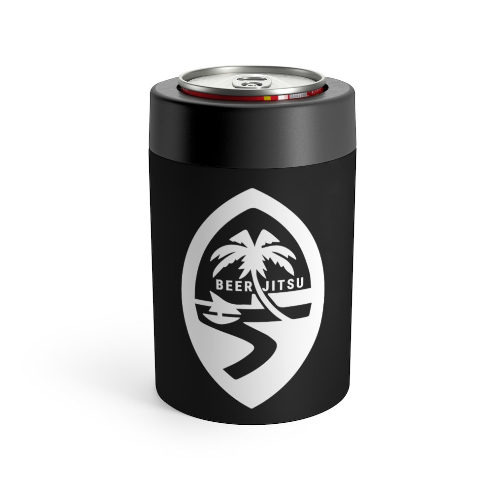 BEER-JITSU GU Seal Can Cooler (Black)