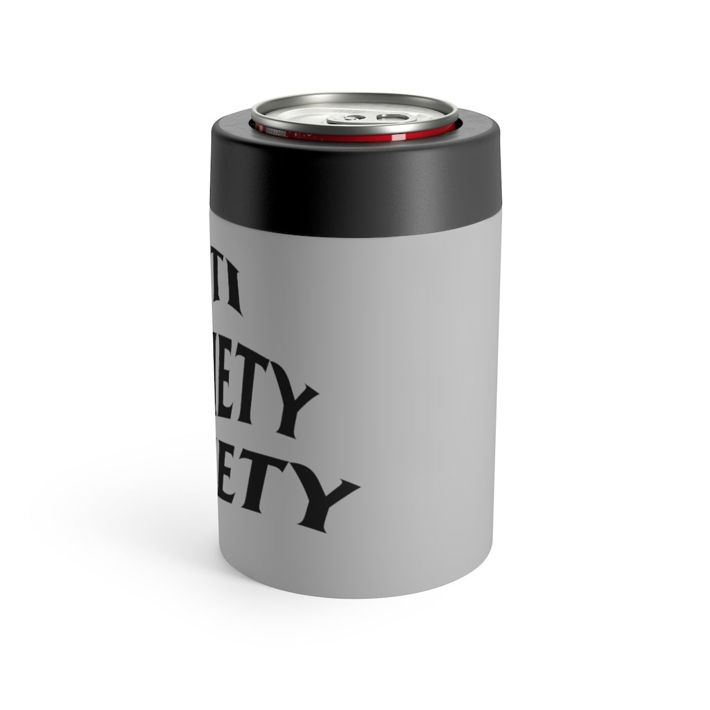 Anti Sobriety Society Can Cooler (Gray)