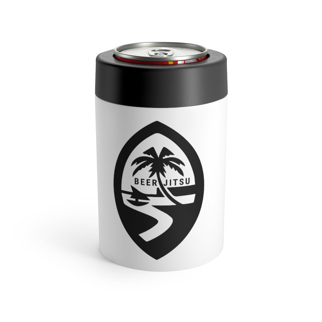 BEER-JITSU GU Seal Can Cooler (White)