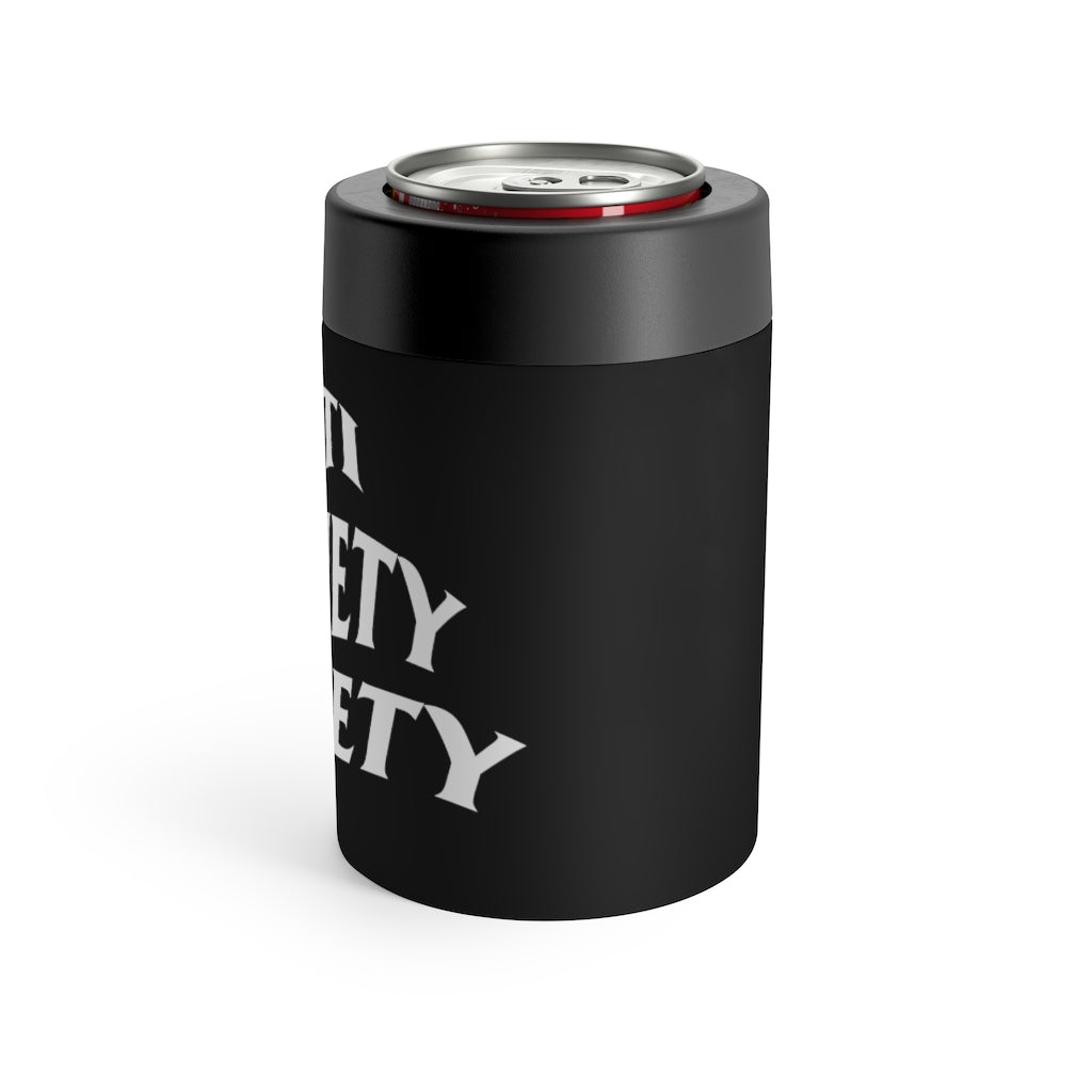 Anti Sobriety Society Can Cooler (Black)