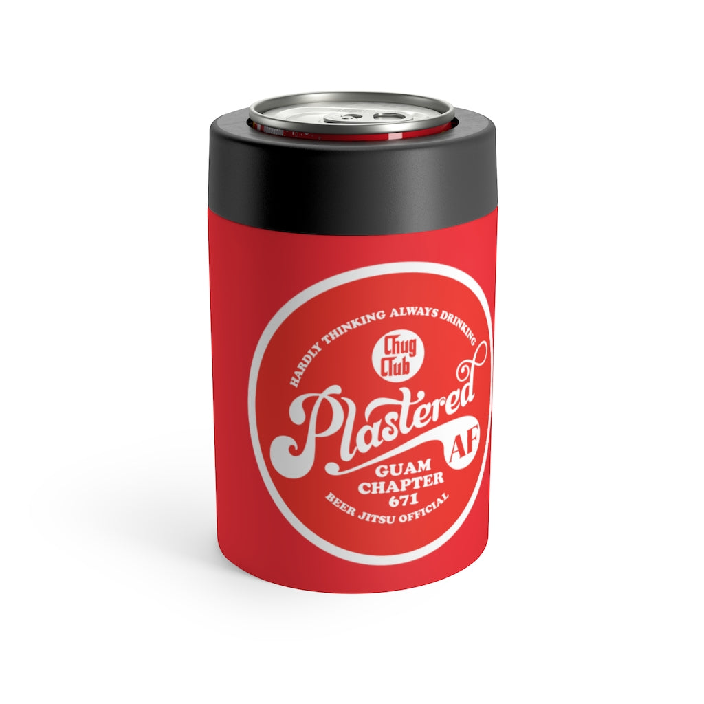 Plastered AF Can Cooler (Red)