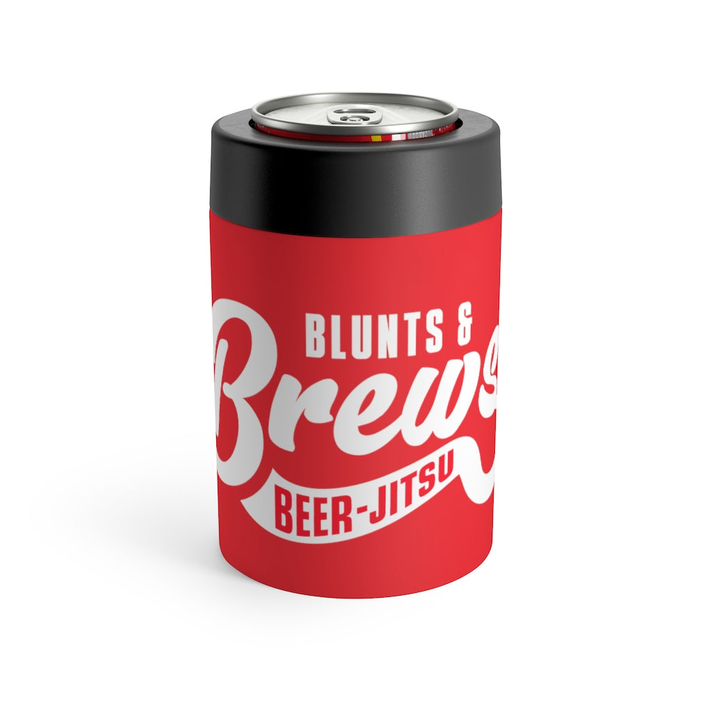 Blunts & Brews Can Cooler (Red)