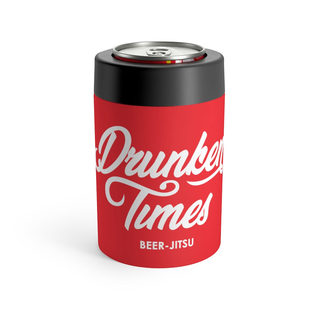 Drunken Times Can Cooler (Red)