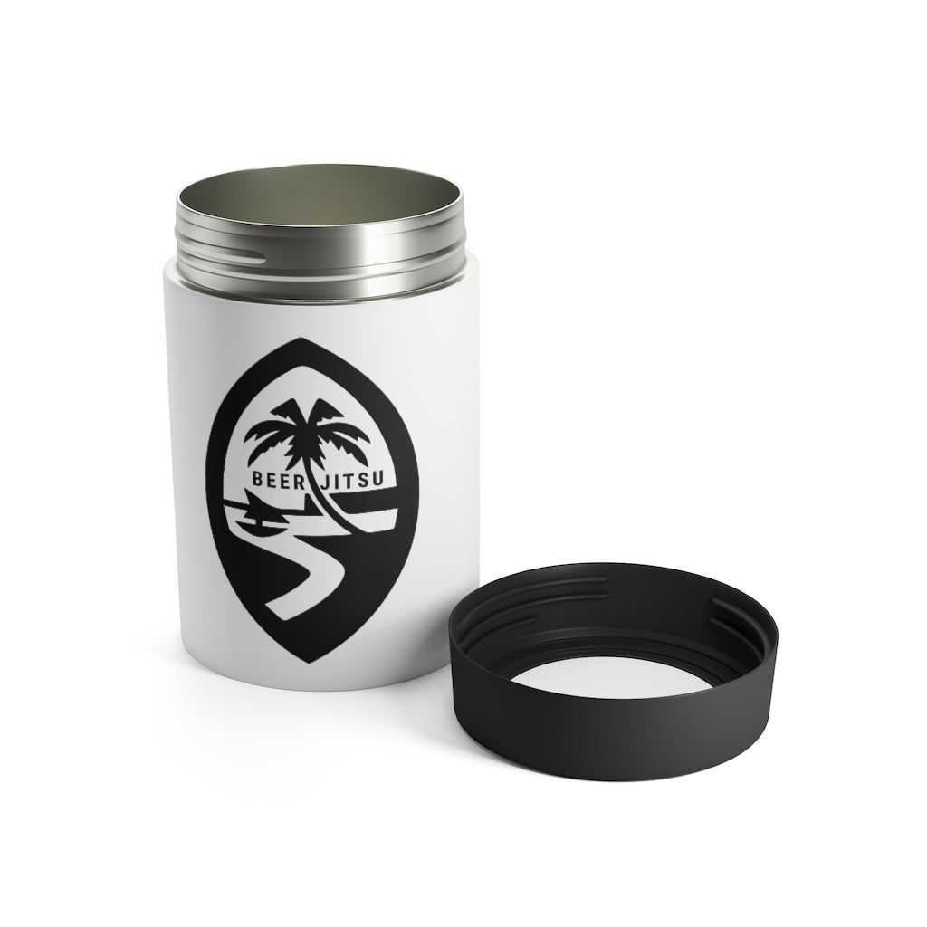 BEER-JITSU GU Seal Can Cooler (White)