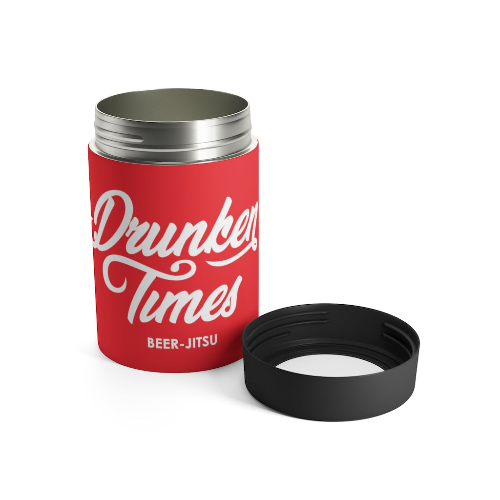 Drunken Times Can Cooler (Red)