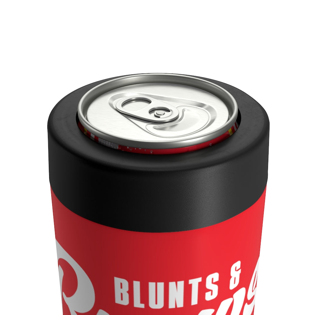 Blunts & Brews Can Cooler (Red)