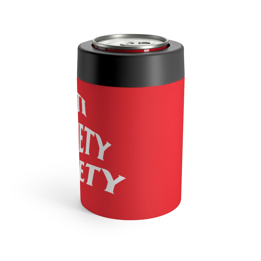 Anti Sobriety Society Can Cooler (Red)