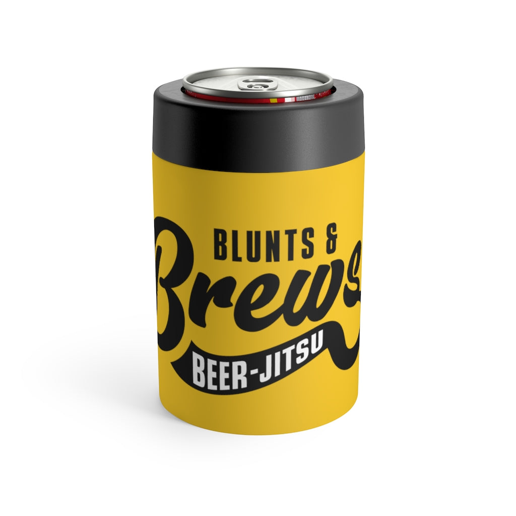 Blunts & Brews Can Cooler (Yellow)