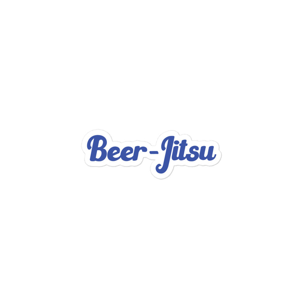 Beer-Jitsu Script Sticker