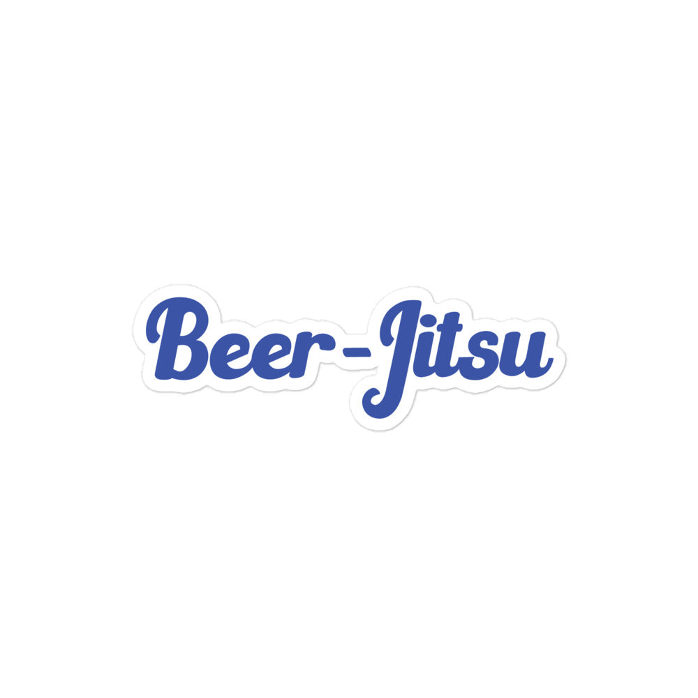 Beer-Jitsu Script Sticker