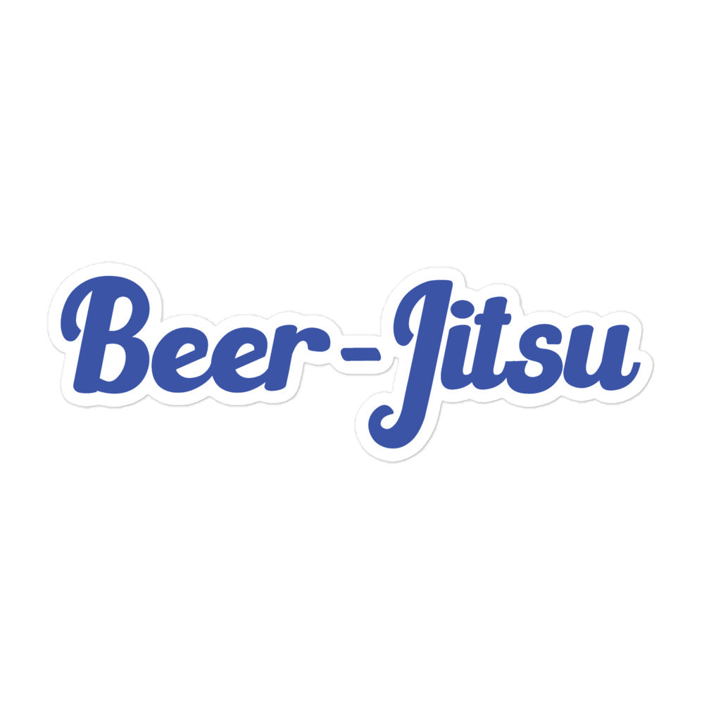 Beer-Jitsu Script Sticker