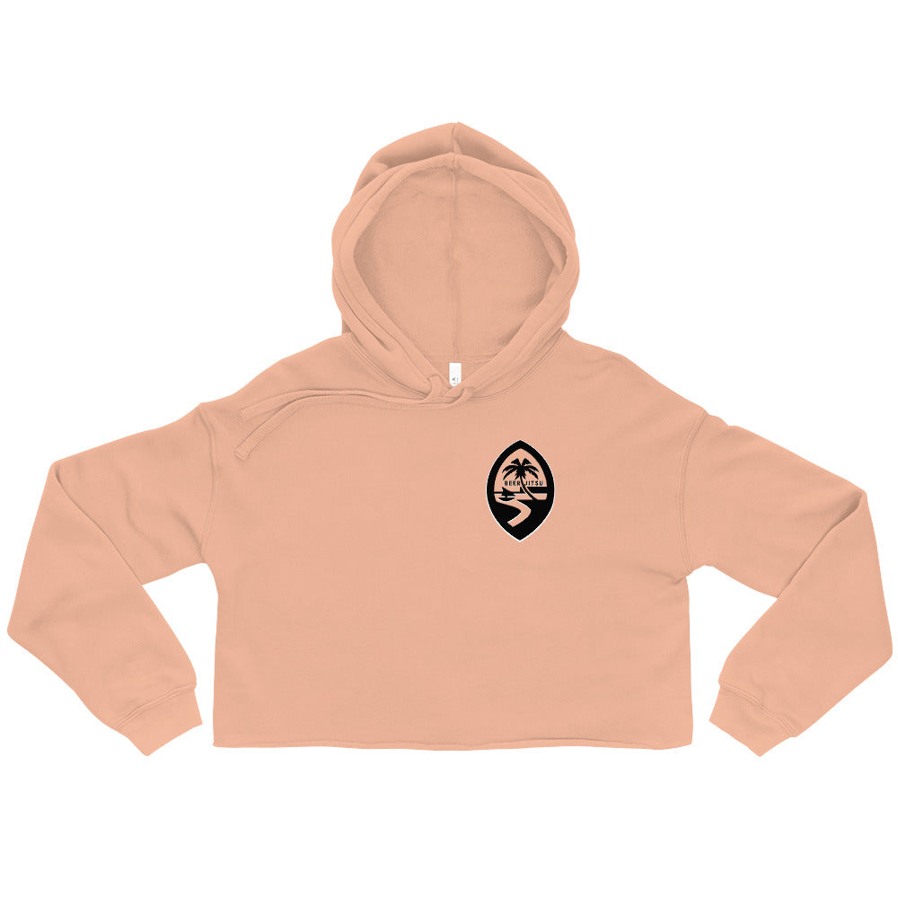 BEER-JITSU GUAM Seal Crop Hoodie