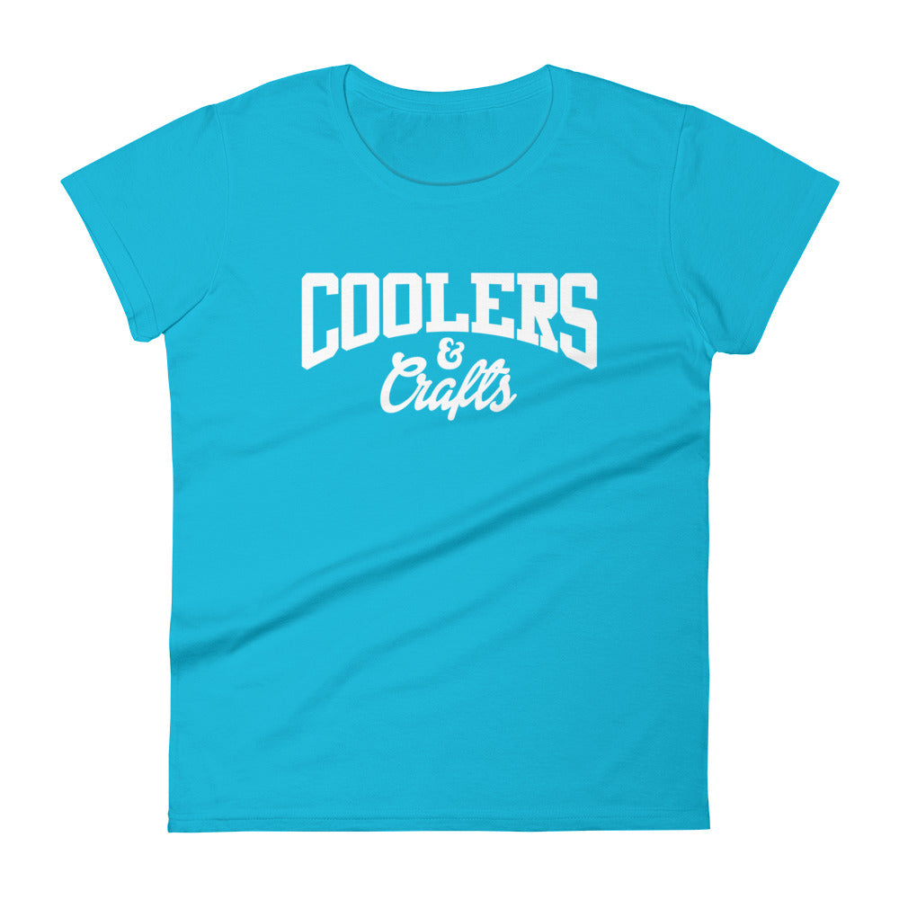 Coolers & Crafts Ladies t-shirt
