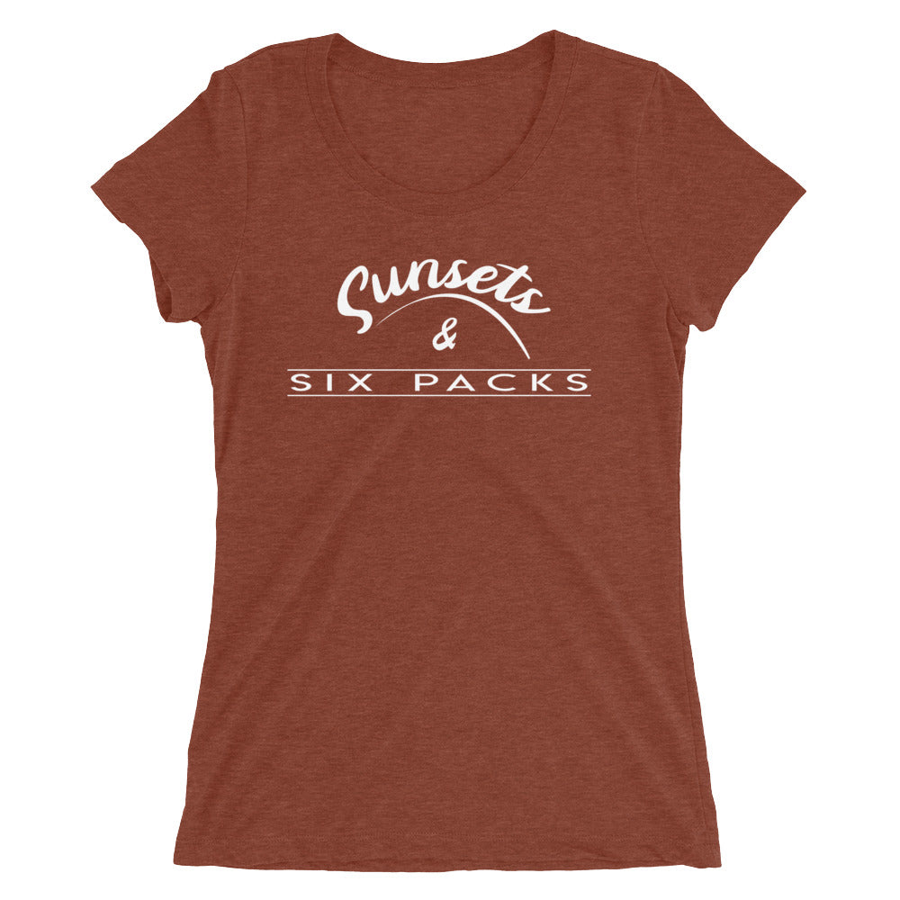 Sunsets & Six Packs Ladies' short sleeve t-shirt